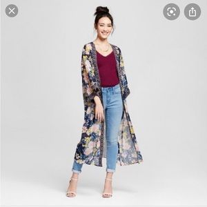 Xhilaration duster kimono
